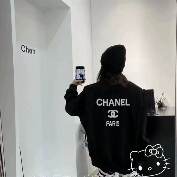 Chanel シャネルブランドパーカー コピーレディースメンズプルオーバーブランドメンズ 服 コピー トレーナースウェットパーカー M - 3XL