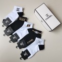 Chanel シャネルレディース向け 靴下 かわいいブランドミドルソックス 高品質上質な コットン ソックス くつしたブランドソックス 男女兼用 ファッション