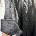 Chanel シャネルブランド長袖シャツ ブラウス レディースシャツ レディース S - 4XL トップス 黒いシャツは気品が高く 高級なシルクのような肌触り ゆったりとした長袖シャツ ブラウストップス 着痩せ カジュアル 通勤 トップス 春夏秋