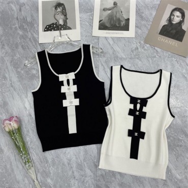 シャネルキャミソール インナー リブニッ...