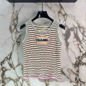 がっしりとした厚みのシャネルニット半袖tシャツハイブランドChanel夏ノースリーブ Chanel 半袖tシャツ セクシー 型崩れしにくくよれにくい夏tシャツブランドかわいいブランドtシャツ高品質S - XL