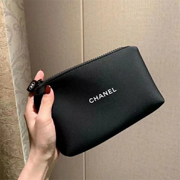 シャネルメイクアップバッグ 大容量 Chanel トラベルコスメバッグ メイクアップオーガナイザーケース 女性用 旅行必需品 旅行用サイズの洗面用品