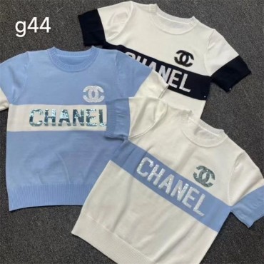 シャネル編みＴシャツ サマーニット Ch...