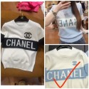 シャネル編みＴシャツ サマーニット Chanel カットソー 春夏 春 夏 秋 上品 おしゃれ 薄手ニット トップス 半袖 レディース カジュアル S - L