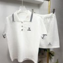 シャネルサマーセットアップ レディース Chanelニット半袖 スカート ミセス ママ S - L カジュアル ハートドレス スウェットセットアップ チュニック シンプル ぺプラム 半袖 ショート 大きいサイズ 着回し