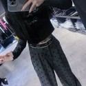 Chanel ブランドロング パンツ レディース シャネルワイドパンツ ストレート スーツパンツ ゆったり ハイウエスト カジュアル 着痩せ 美脚 落ち感 ズボン 通勤 ボトムス オフィス OL お出掛け 春 夏 S - XL 