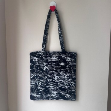 シャネルデニムコットンショルダーバッグ ...