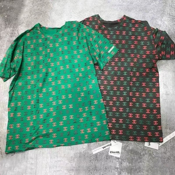 Chanel シャネルブランドtシャツカットソー コピーtシャツハイブランド夏韓国 パチモン tシャツブランド 服 コピー 激安屋M - 3XL