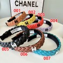 シャネルカチューシャ レザーヘアターバン 幅広 太め Chanel ヘアバンド 編み レディース 大人可愛い 小顔効果 韓国風 ヘアアクセ ふんわり編み