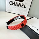 シャネルカチューシャ レザーヘアターバン 幅広 太め Chanel ヘアバンド 編み レディース 大人可愛い 小顔効果 韓国風 ヘアアクセ ふんわり編み