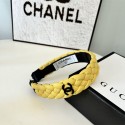 シャネルカチューシャ レザーヘアターバン 幅広 太め Chanel ヘアバンド 編み レディース 大人可愛い 小顔効果 韓国風 ヘアアクセ ふんわり編み