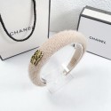 Chanel シャネルブランド可愛い蝶結びヘアバンドハイブランドカチューシャ存在感抜群ブランドバナナクリップ髪アレンジかわいいヘアターバン ハイブランド