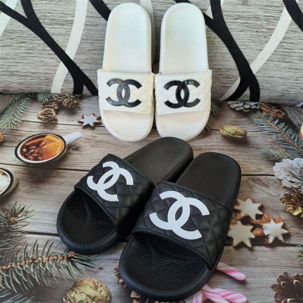 Chanel シャネルファッション室内履き春夏 ルームシューズ レディース ブランドブランド ミュール  美脚 可愛いスリッパ 夏用 涼しい 蒸れないサンダル素足 230¬250cm