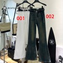 ブランドChanel デニムパンツ レディース シャネル フレアパンツ ストレッチ S - XL ハイウエストデニム フレアパンツ ジーパン ジーンズ 大きいサイズ デニム jeans pants for women 春 秋 冬