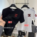 Chanel シャネルブランド半袖tシャツハイブランド半袖tシャツ男女兼用ブランド 服 コピー 激安屋大人の上質Tシャツ