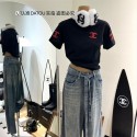 Chanel シャネルブランド半袖tシャツハイブランド半袖tシャツ男女兼用ブランド 服 コピー 激安屋大人の上質Tシャツ