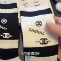 Chanel シャネルハイブランド ソックス 綿製ブランド ストッキング 大人気上質な コットン ソックス くつしたブランドハイソックス 男女兼用 ファッション 2足セット