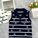 シャネルタンクトップ レディース ニット ブランドChanel ノースリーブ 夏 キャミソール Tシャツ 薄手 カットソー サマーニット おしゃれ ニットタンクトップス インナー 重ね着 レイヤード さらさら 柔らか カジュアル  S - L 