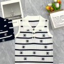 シャネルタンクトップ レディース ニット ブランドChanel ノースリーブ 夏 キャミソール Tシャツ 薄手 カットソー サマーニット おしゃれ ニットタンクトップス インナー 重ね着 レイヤード さらさら 柔らか カジュアル  S - L 