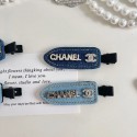 ブランドシャネル跡がつかない 前髪クリップ Chanel ヘアクリップ デニム地 メイク ヘアピン かわいい 前髪 クリップ 跡がつかないピン ヘアクリップ ヘアピン 洗顔 