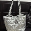 シャネルキルティング トートバッグ レディース ブランドChanel ダウンバッグ 可愛い 軽量 大容量 ふわふわ ナイロンマザーズバッグ シンプル ショルダーバッグ 通勤 通学 旅行 出張 おしゃれ 男女兼用