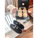 ハイブランドシャネルローファー シューズ レディース Chanel 厚底ミュール ボリュームソール ローヒール 流行り 225¬250cm ベロア クッション トレンド ガーリー フェミニン スクエアトゥ