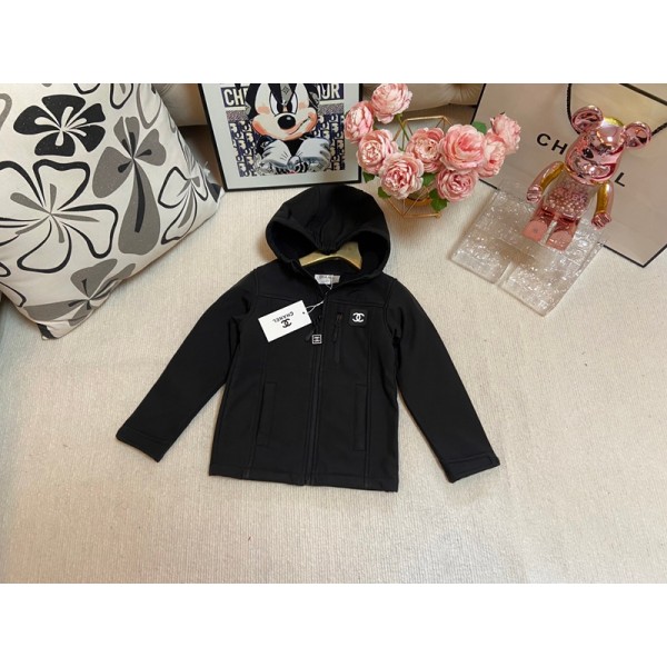ブランド シャネルキッズ ジャンパー 女の子 Chanelウィンドブレーカー キッズ アウター 100~150cm ガールズ ジャケット 子供 コート 春 秋 冬 防風 撥水 軽量 ウインドブレーカー 子供服 女の子 小学生 