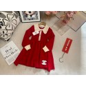シャネル子供服 ガールズ 長袖 ワンピース ブランドChanel キッズ ニットワンピース ニットセーター フォーマル 子供ドレス セータードレス 洋服 お姫系 普段着 カジュアル 通園 通学 入学式 卒業式 発表会 90¬150cm
