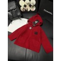 ブランドシャネルキッズ ニットパーカー 女の子 Chanel 子供ニットジャケット 春 秋 コート ガールズ アウター 子供 フード付きトレーナー 冬 ボーダー 子供服 ヘビー服 ジュニア ジップ フーディー 73¬100cm 可愛 人気 韓国風 普段着 通学 通園 上着