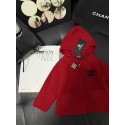 ブランドシャネルキッズ ニットパーカー 女の子 Chanel 子供ニットジャケット 春 秋 コート ガールズ アウター 子供 フード付きトレーナー 冬 ボーダー 子供服 ヘビー服 ジュニア ジップ フーディー 73¬100cm 可愛 人気 韓国風 普段着 通学 通園 上着