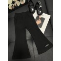 シャネル子供フレアパンツ ガールズ 女の子 Chanelロングパンツ キッズ 子供服 90-150cm 長ズボン 厚手 ジュニア キッズパンツ ワイドカーゴパンツ ゴムウエスト コットン スポーティ ファッション 幼稚園 学校 スポーツ 