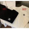 Chanel シャネルブランドtシャツ上着カジュアル ペアルック ハイブランド半袖tシャツ男女兼用ブランドtシャツ高品質20代 30代40代tシャツ 激安パロディ S-4XL