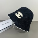 ハイブランドシャネル編み込み帽子 レディース Chanel麦わら帽子 ハット ストローハット レディース 日焼け uvカット 日除け帽子 小顔効果 つば広 春夏 