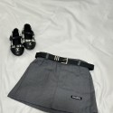 ChanelキッズAラインスカート シャネルミニスカート インナーパンツ付き 子供服 女の子 ガールズ 可愛い リボン 膝上 ストレッチウエスト 学院風 オールシーズン対応 小学生 中学生 通学 通園 110-160cm