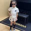 ブランドシャネル子供服 女の子 セットアップ 夏服 半袖 Chanel ガールズポロシャツ ハーフパンツ 上下セット 子供 ジャージ パンツセット 80-120cm 女の子 カジュアル 韓国 お洒落 可愛い 女の子 半袖 Tシャツ セットアップ キッズ 通園 通学 普段着