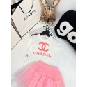 ブランドシャネルベビー服 子供服 女の子 Chanel キッズ服 Tシャツ 半袖 スカート カジュアル おしゃれ 可愛い 夏服 洋服 ワンピース ガールズ 韓国風 普段着 通園 通学 春夏 80~130cm