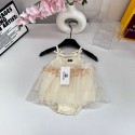 ブランドシャネルChanelベビー服 キャミソール ロンパース 肌着 夏 赤ちゃんカバーオール ボディシャツ 女の子 夏ウェア 通気性 肌触り良い 66¬90cm