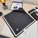 ブランドシャネルChanel シルクフィール スクエアスカーフネック 女性スカーフ シルクスカーフ ネッカチーフ ヘッドスカーフ ファッション 気質 90x90cm