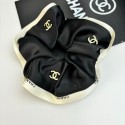Chanel シャネルハイブランドヘアアクセサリー 髪飾り ブランド可愛いシュシュ ブランドヘアゴム 女性 かわいい ボリュームシュシュ ハイブランド