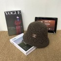 シャネルブランドChanel レディース 秋冬 ニット バケットハット ブラック ヴィンテージ 暖かい ビーニーキャップ ファッション パッカブル ニット クローシュハット