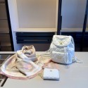 ハイブランドシャネルリュック レディース 春秋スカーフ 大容量 通学 Chanel リュックサック 財布 マフラー  3点セット 軽量 小さめ おしゃれ 旅行 通勤 きれいめ 大人 ミニ バッグ アシメポケット カジュアル バック かわいい