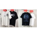 クロムハーツ ｔシャツ 半袖 ブランド CHROME HEARTS コットン 上着 黒白カラー 男女兼用 トップス tシャツ カジュアル トレーニング スポーツ おしゃれ オーバーサイズ メンズ 流行り 人気 ファッション