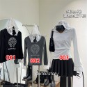 クロムハーツ Chrome Heartsブランドtシャツカットソー コピーブランドtシャツハイブランド長袖tシャツ女の子tシャツ 韓国 ブランド