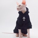 クロムハーツ Chrome Heartsブランドスフィンクス服ペットウェア お散歩 お出かけ 無毛猫ウェアブランド 子犬 猫服 ブランドペット用服 激安ブランド 子犬服 春夏ペット服 秋冬 暖かいS - 2XL