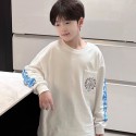 ハイブランドChrome Heartstキッズロングスリーブ クロムハーツ子供服 男の子服 Tシャツ ストリート系 オーバーサイズTシャツ 秋服 冬服 お出かけ服 韓国子供服 スケーター風 110-170CM