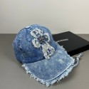 ブランドChrome Heartsベースボールキャップ クロムハーツ野球キャップ メンズ レディース 日除け止めキャップ デニム生地 帽子 深め コットン 型崩れない 紫外線対策 日よけ 人気 野球帽 ランニング 登山 ゴルフ スポーツ アウトドア 調整可能