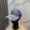 ハイブランドChrome Heartsデニムキャップ 帽子 クロムハーツ ベースボールキャップ ウォッシュ加工 フリーサイズ アウトドア カジュアル 紫外線 シンプル