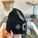 ハイブランドChrome Heartsクロムハーツニット帽 ビーニー メンズ レディース 帽子 ビーニー帽 ニットキャップ 防寒 暖かい ビーニー 折り返し 無地 男女兼用 春秋冬