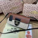 ブランド Coach 斜め掛けバッグ コーチ肩掛けバッグ レディース ポシェット 斜めがけ 女の子 ショルダーバッグ おしゃれ 可愛い PUレザー ミニバッグ 高品質 ファッション