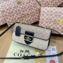 ブランド Coach 斜め掛けバッグ コーチ肩掛けバッグ レディース ポシェット 斜めがけ 女の子 ショルダーバッグ おしゃれ 可愛い PUレザー ミニバッグ 高品質 ファッション